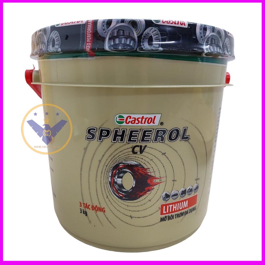 Mỡ bò bôi trơn chịu nhiệt cao cấp Castrol Spheerol CV Lithium - 3kg