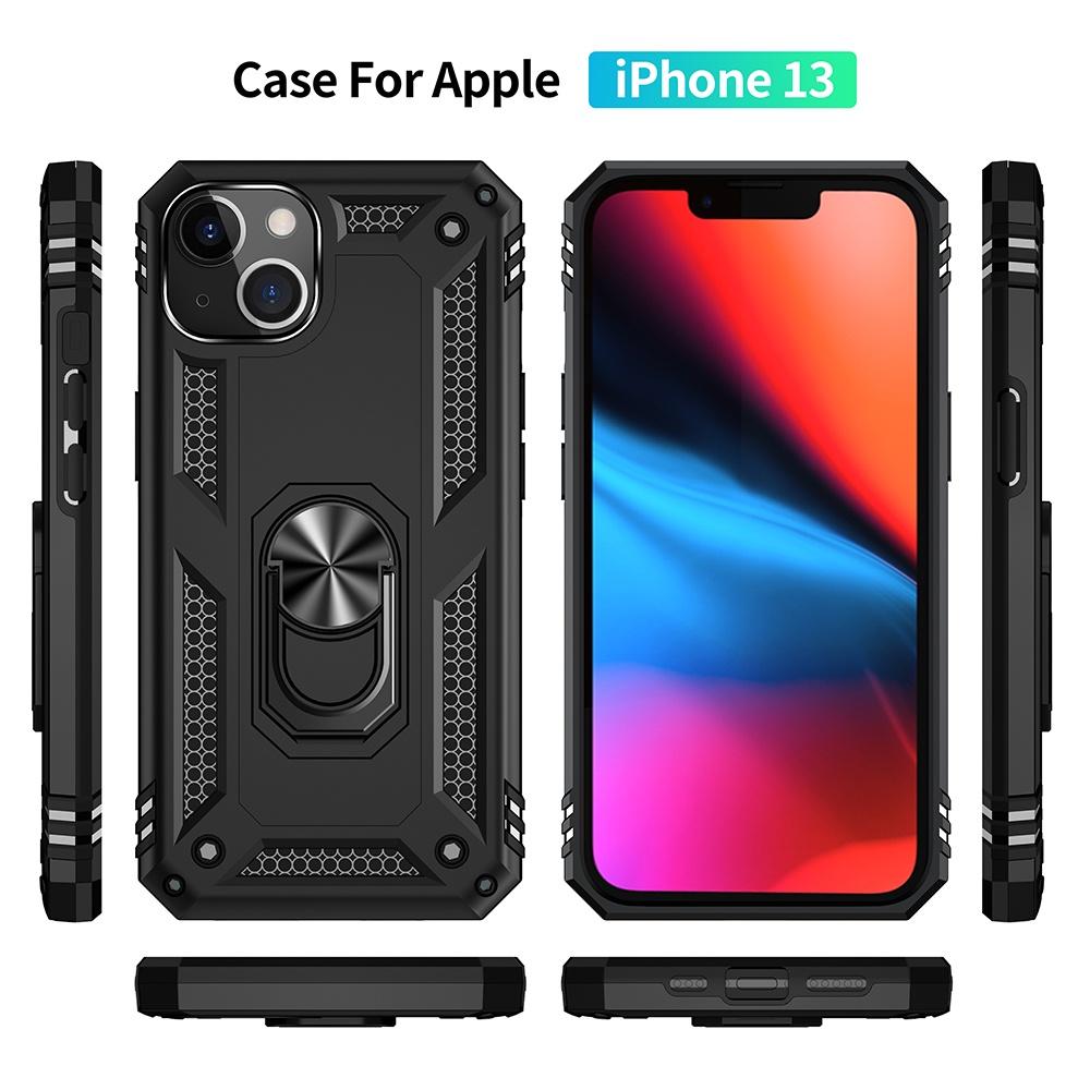 Ốp lưng cho iPhone 13 Pro Max chống sốc 2 lớp kèm nhẫn iring làm giá đỡ cho