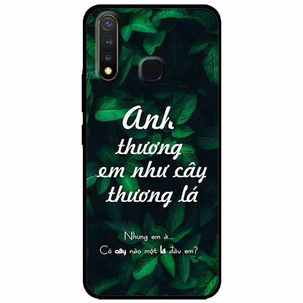 Ốp lưng in cho Vivo Y19/ Vivo U3 Mẫu Anh Thương Em