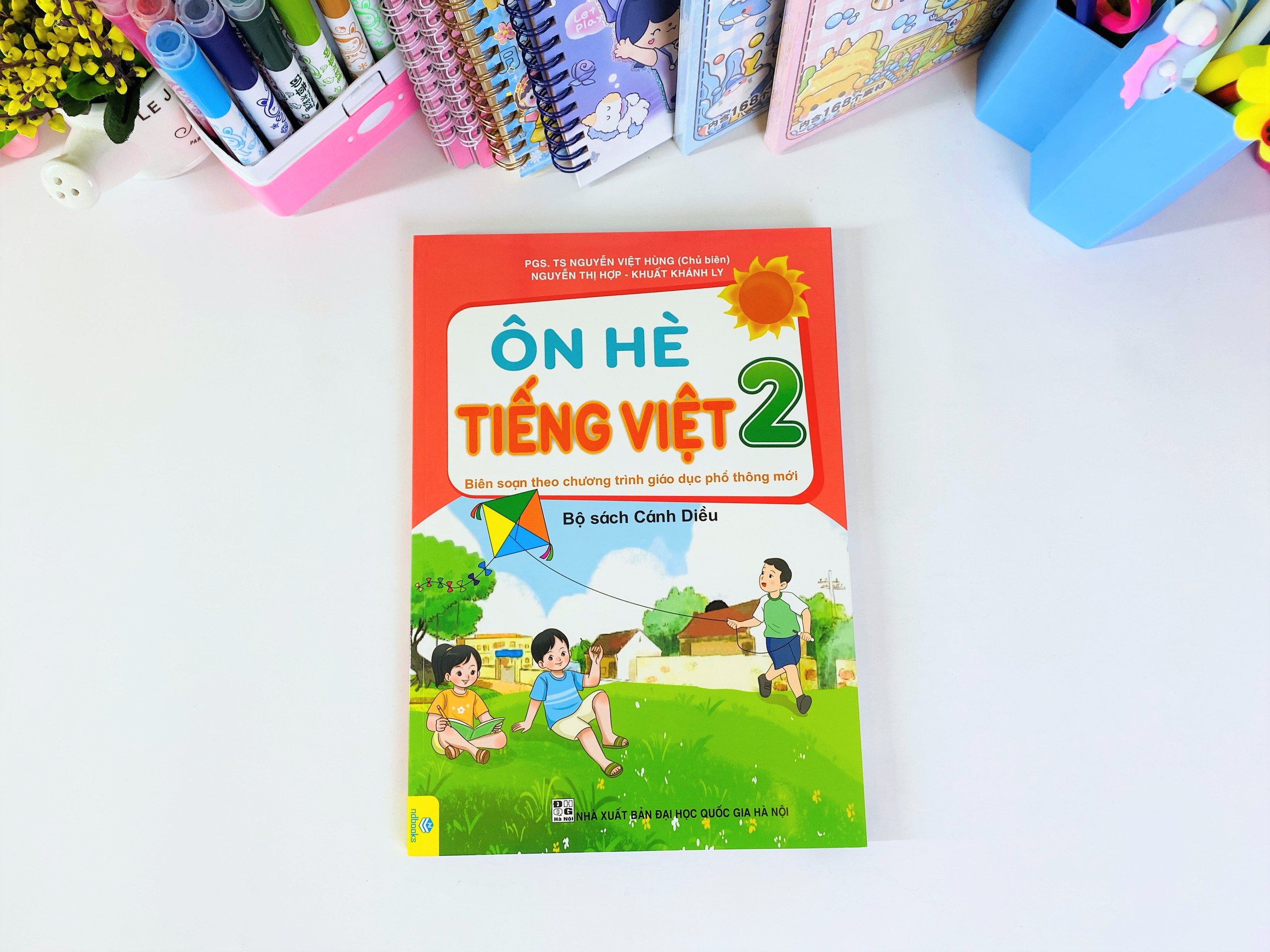 Bộ 2 cuốn Ôn Hè Toán + Tiếng Việt 2 Cánh Diều - ndbooks