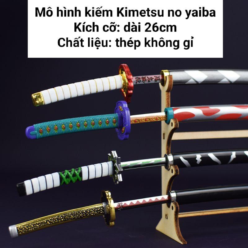 (26cm) Mô hình trưng bày Kiếm Kimetsu No Yaiba Bằng Hợp Kim Không Gỉ - Trùng trụ Shinobu
