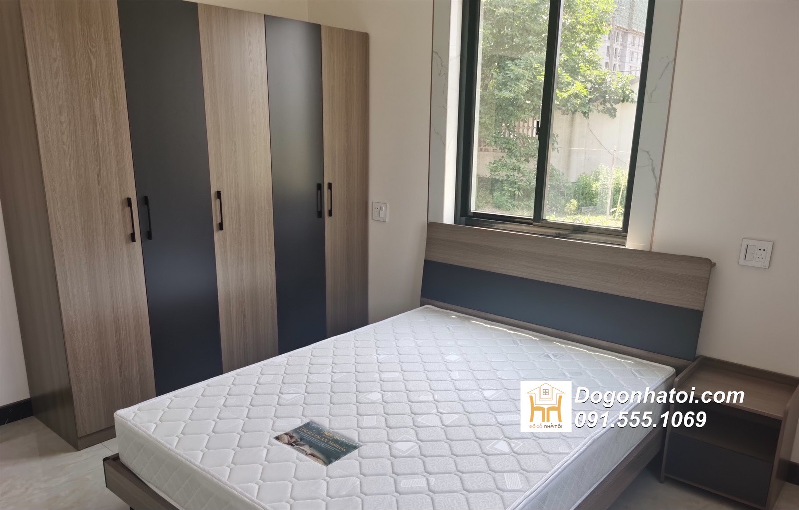 Tủ quần áo gỗ công nghiệp 5 cánh C2m4 x D2m4 - TA250