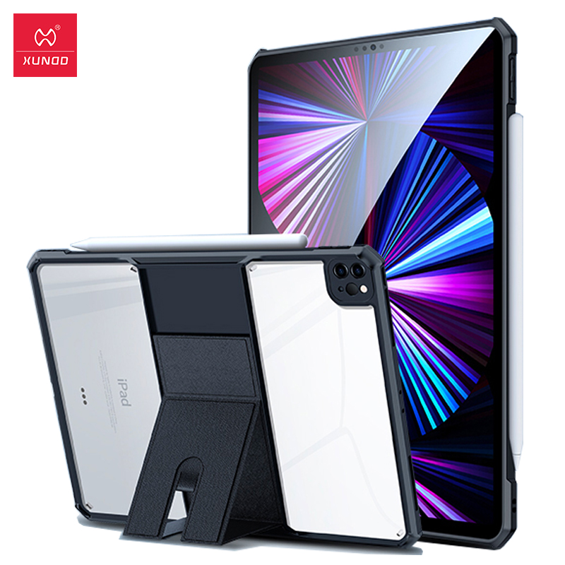 Ốp lưng chống sốc cho iPad Gen 7/8/9 , Mini 4/5, Mini 6, Gen 10 , Pro 11inch 2020/2021/2022 , Pro 12.9inch 2020/2021/2022 chính hãng XUNDD có giá đỡ 3 chế độ - Hàng chính hãng