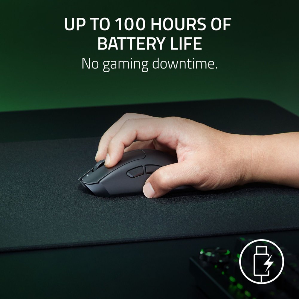 Chuột không dây Razer DeathAdder V3 HyperSpeed - Wireless Esports Gaming Mouse_Mới, hàng chính hãng