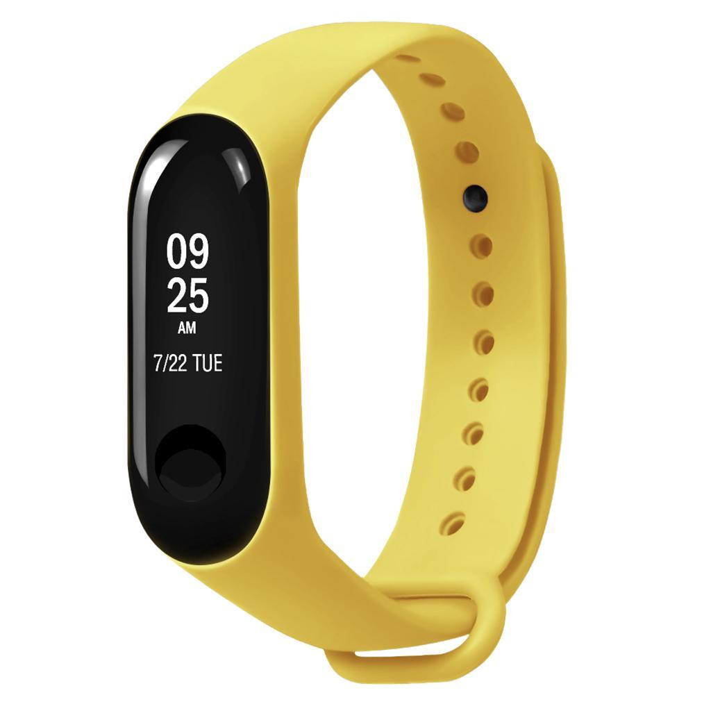 Smart Bracelet Wristband Anti-lost for Xiaomi Mi 3 Band Replacement Yellow