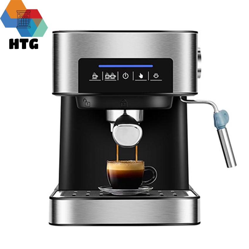 Máy pha cà phê Espresso chuẩn áp suất 20 bar, chế độ cốc đôi CM6863 tích hợp cảm ứng tiện lợi Hàng Chính Hãng