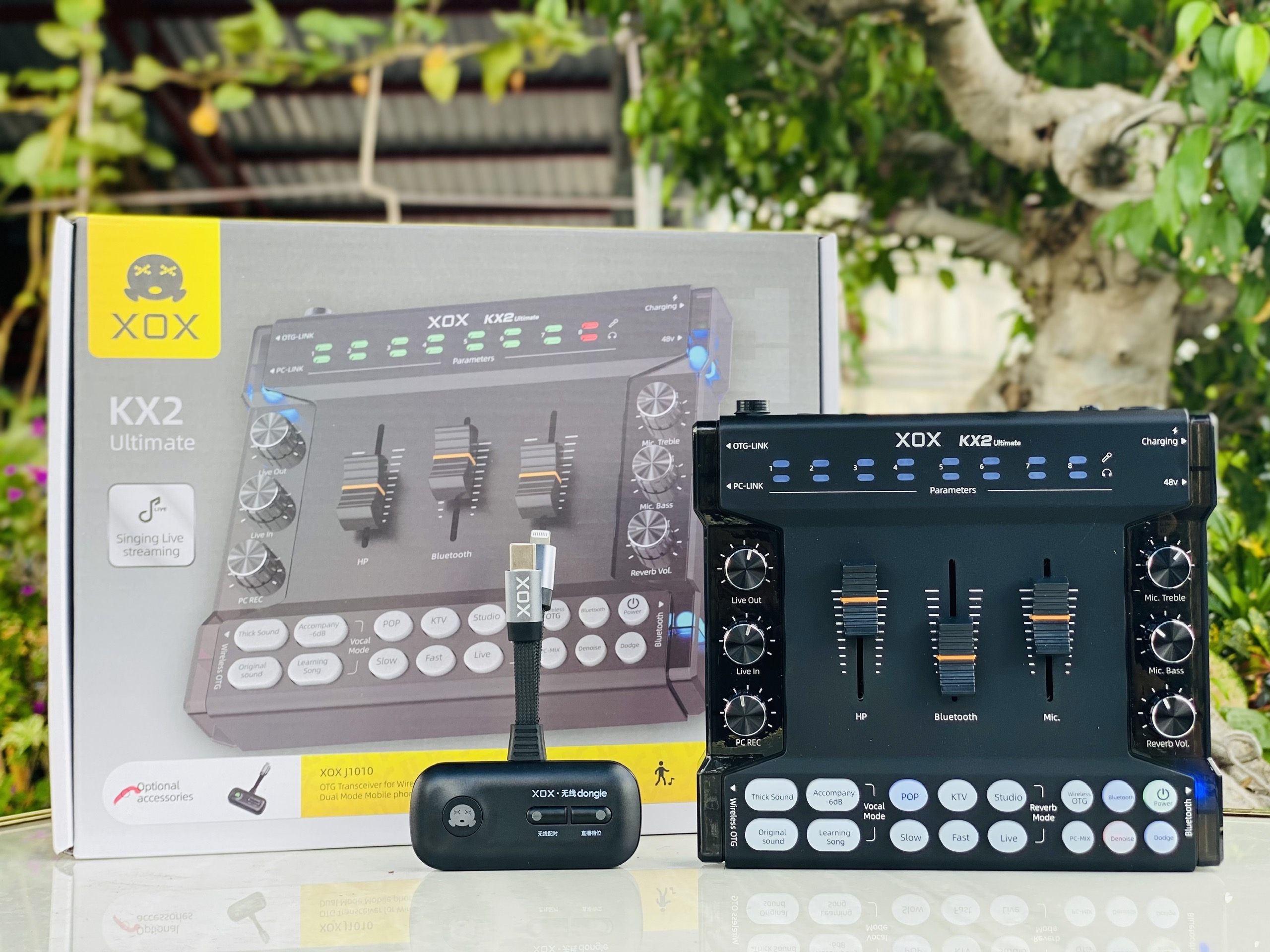 Soundcard Thu Âm Livestream  kX2 48V 2025 DSP Chuẩn Studio, Ghi Âm &amp; Phát Live Cực Nét , Chuyên Phòng Thu Cao Cấp Hàng Nhập Khẩu