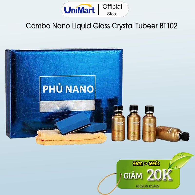 Combo Phủ Nano Làm Bóng Xe Hơi