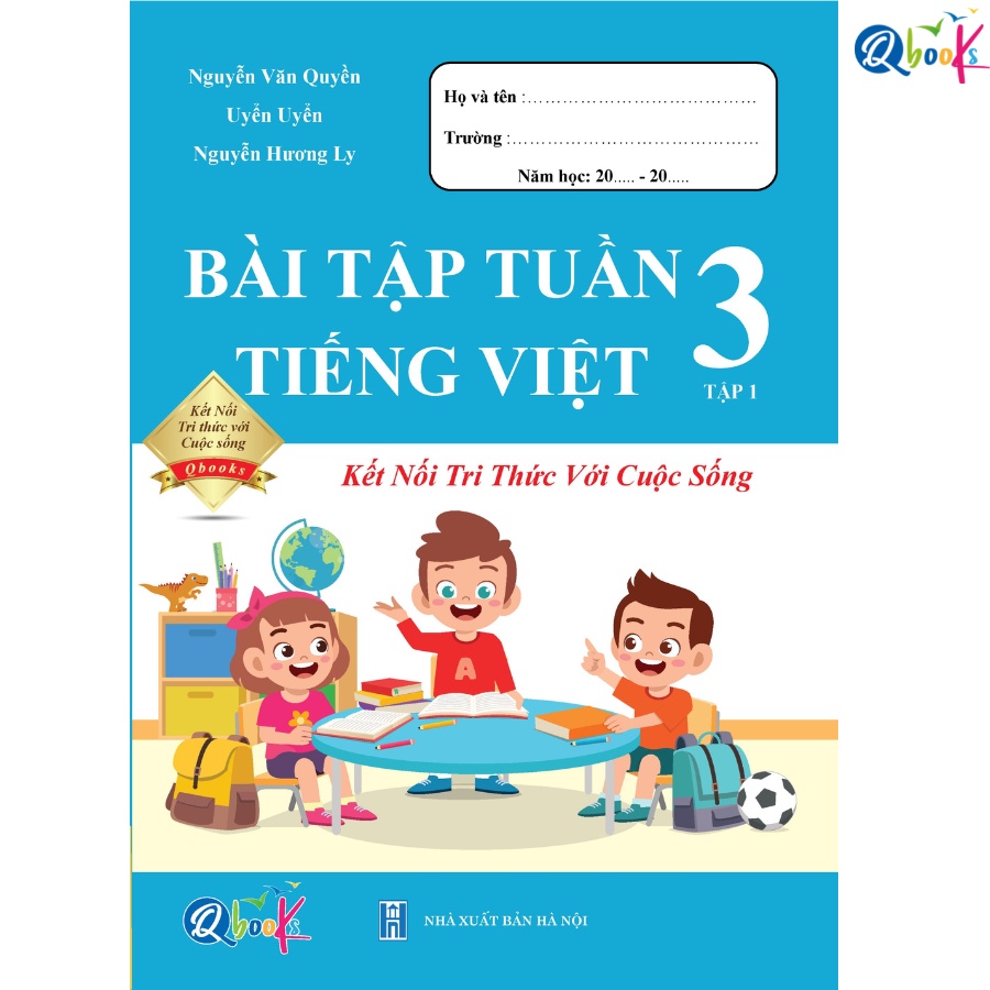 Sách - Combo 4 cuốn Bài Tập Tuần và Đề Kiểm Tra Toán - Tiếng Việt Lớp 3 - Học Kì 1 - Kết Nối Tri Thức Với Cuộc Sống 