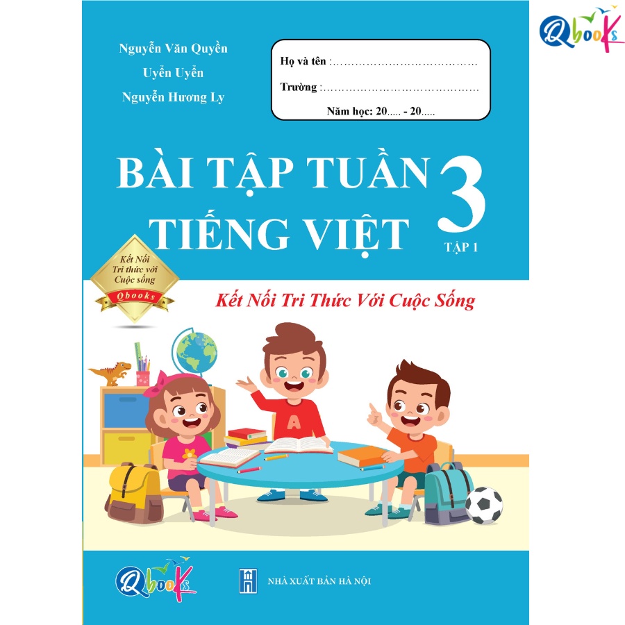 Sách - Combo Bài Tập Tuần và Đề Kiểm Tra Tiếng Việt Lớp 3 - Học Kì 1 - Kết Nối Tri Thức Với Cuộc Sống