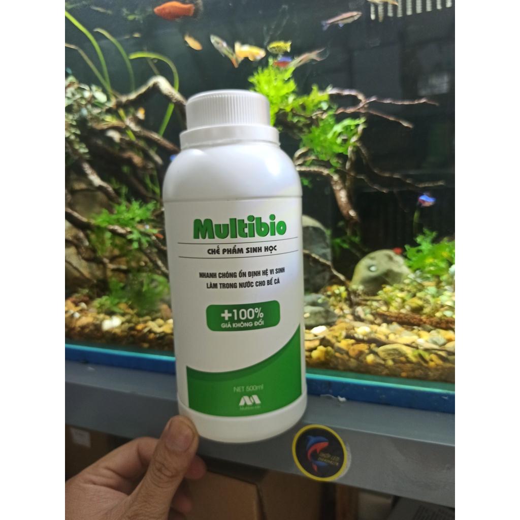 Vi Sinh Multibio 500ml-vi sinh cao cấp giúp làm trong nước cho hồ thủy sinh,bể cá cảnh-phụ kiện thủy sinh-shopleo