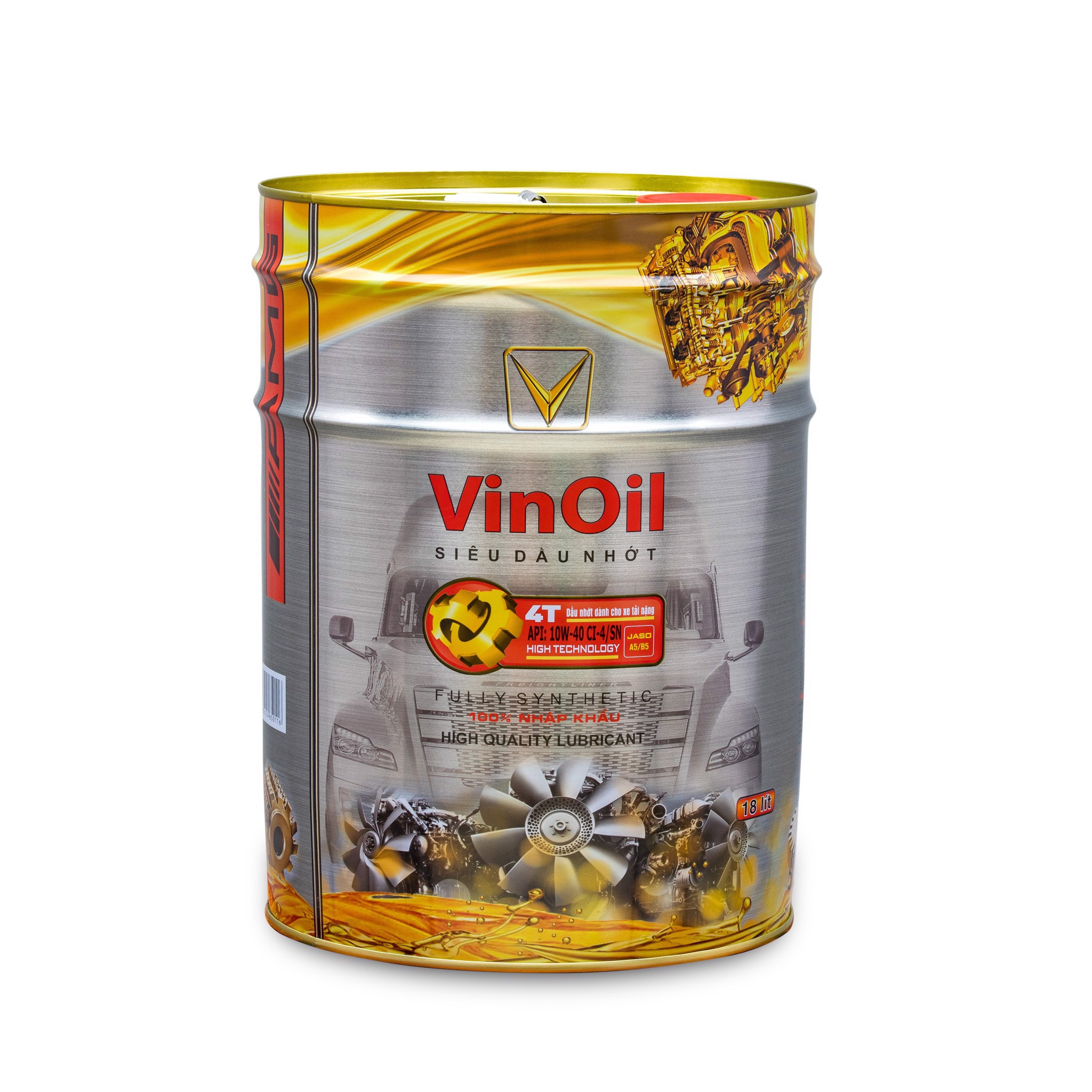 Dầu nhớt Oto V-Oil 18 L