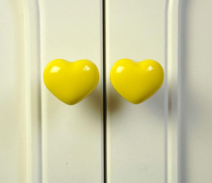 Ceramic Door Drawer Bin Handle Pull Knob Hardware