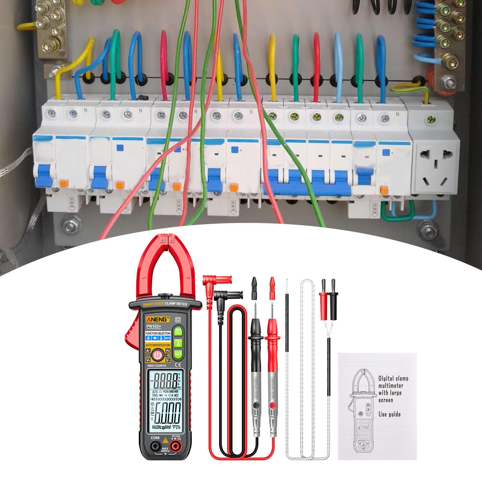 Digital Clamp Meter Resistance Multifunctional Capacitance Voice Clamp Meter