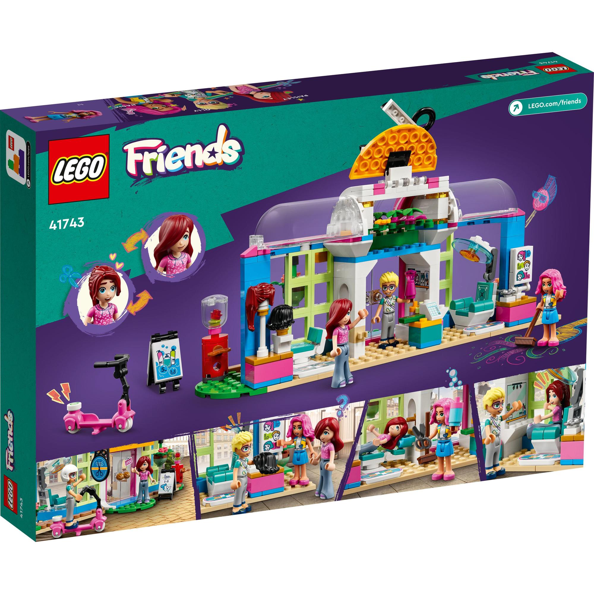 LEGO Friends 41743 Tiệm Làm Tóc Thành Phố HeartLake (401 Chi Tiết)