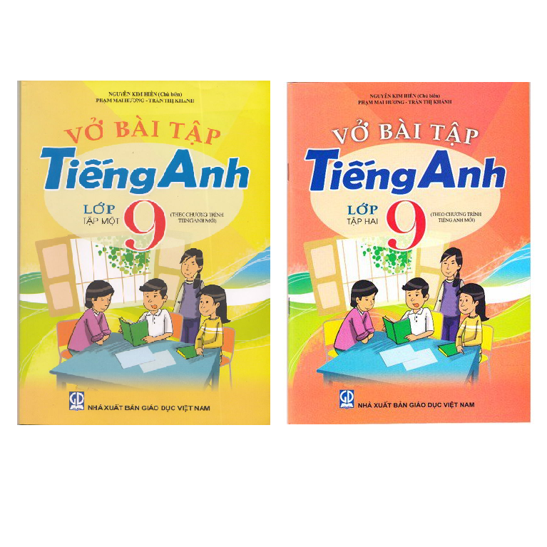 Combo Vở Bài Tập Tiếng Anh 9 (T1+T2) Theo chương trình Tiếng Anh Mới