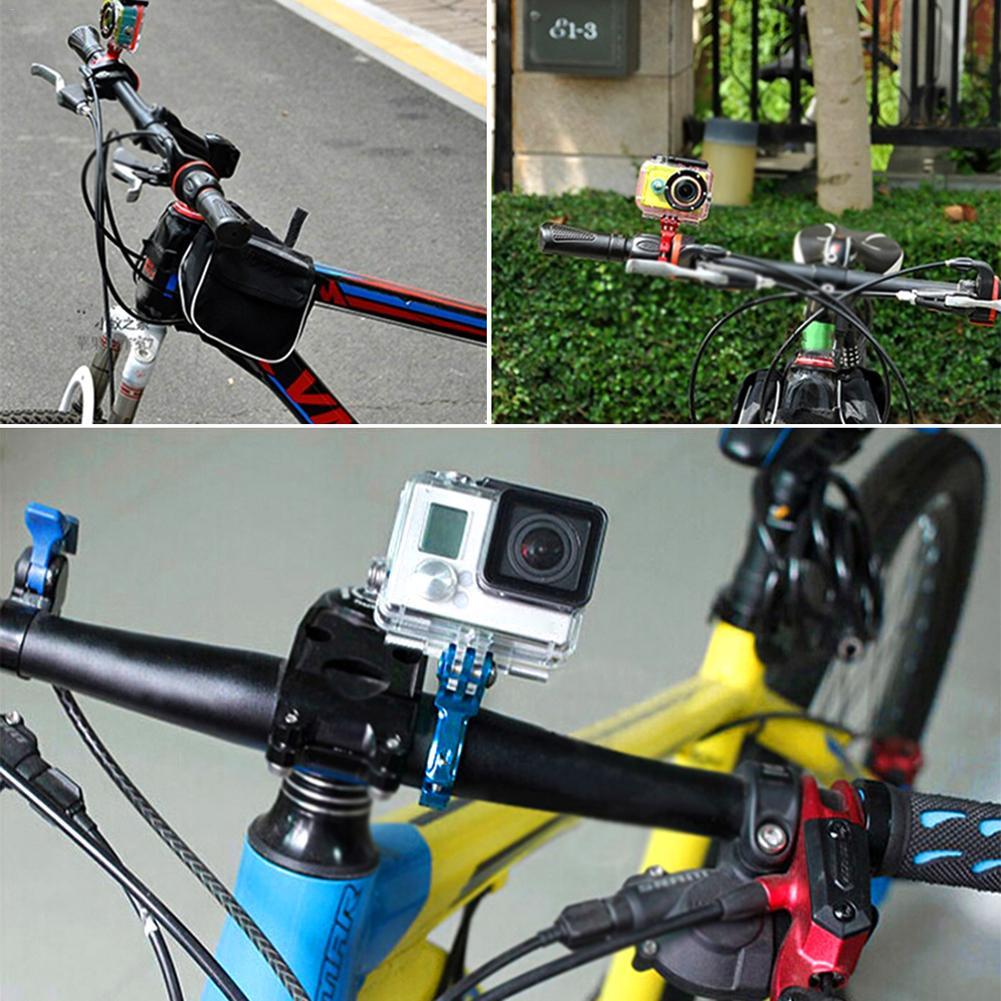 Bicycle Fixing Bracket Handlebar Adapter Aluminum Alloy Bracket Action Camera Holder General Purpose Outdoor Equipment For GoPro