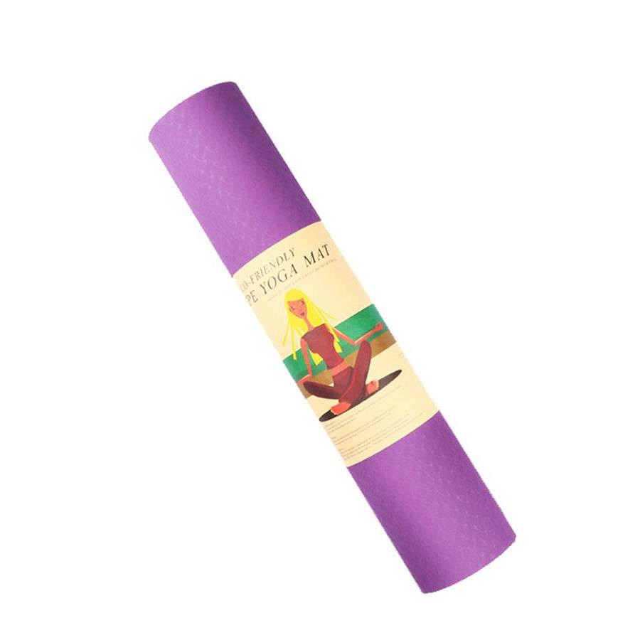 Thảm tập TPE YOGA MAT cao cấp 8mm 2 lớp tặng kèm túi