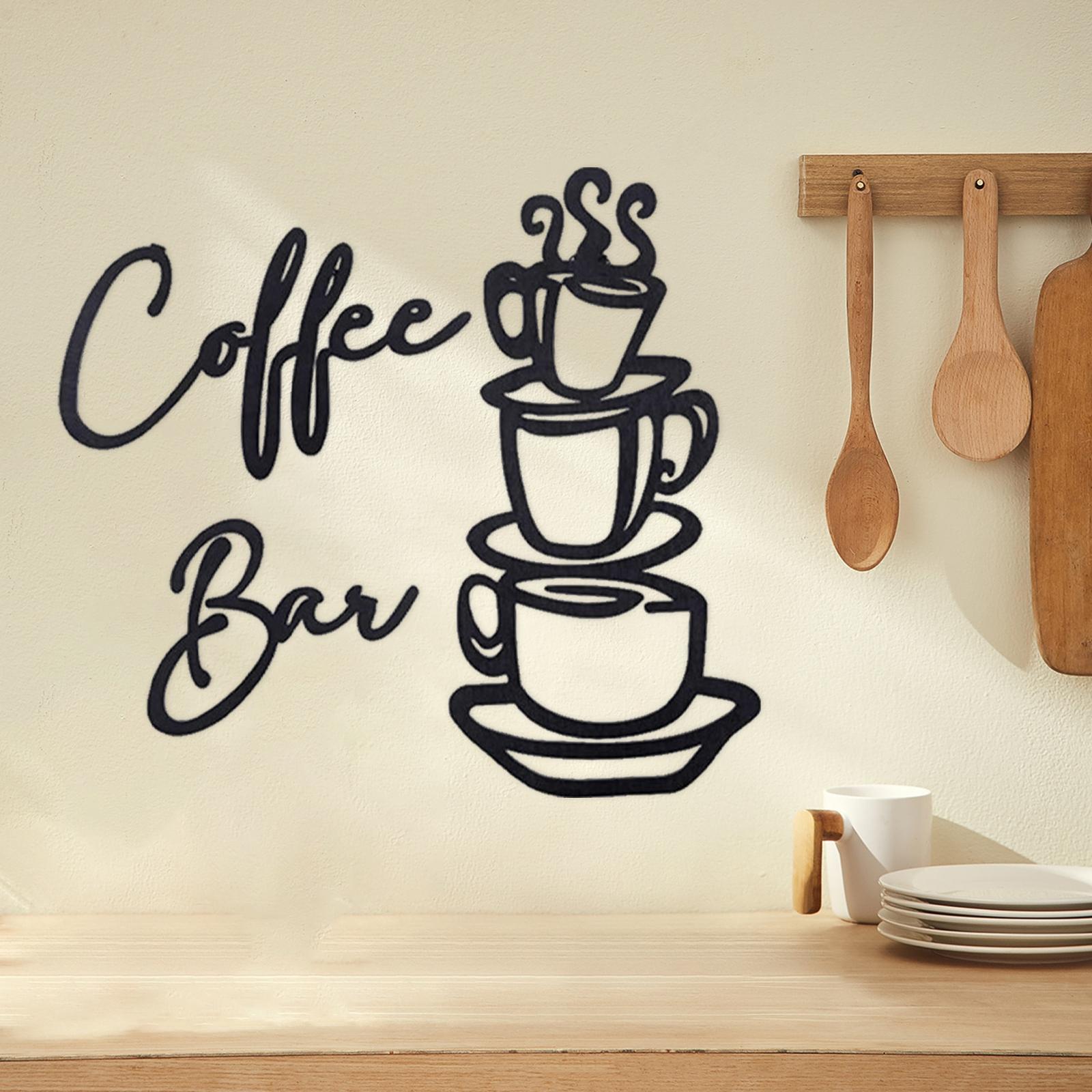 Metal Wall Art Decor Wall Sculptures Rustic Ornament Kitchen Modern ing Wall for Living Room Decorations Shop Bar