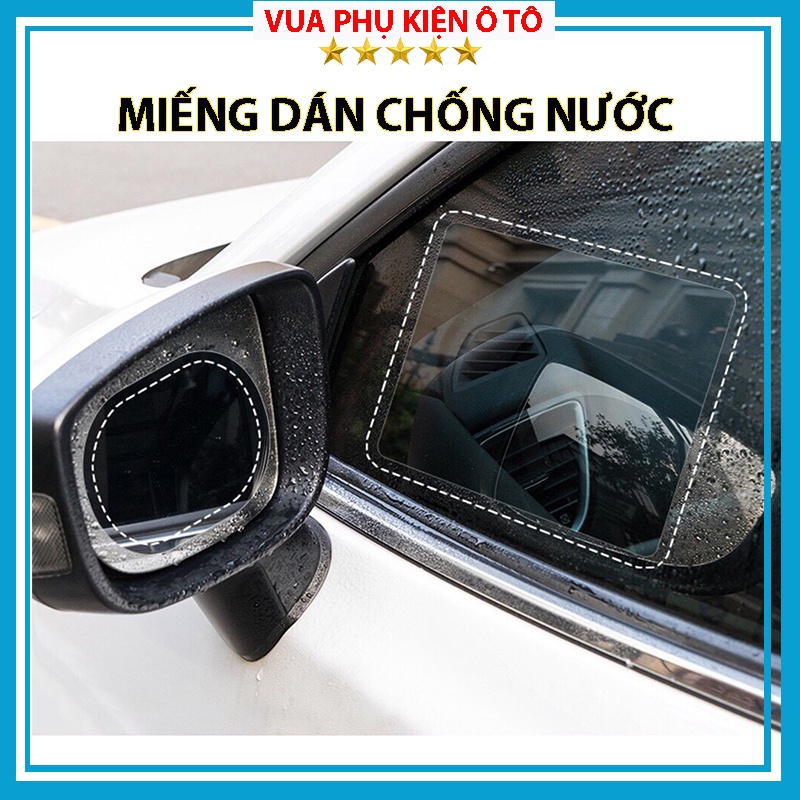 Bộ 2 Miếng Nano Dán Kính Cửa trước Xe Ô Tô Chống bám Nước và Xước Hình Chữ Nhật 200x175cm