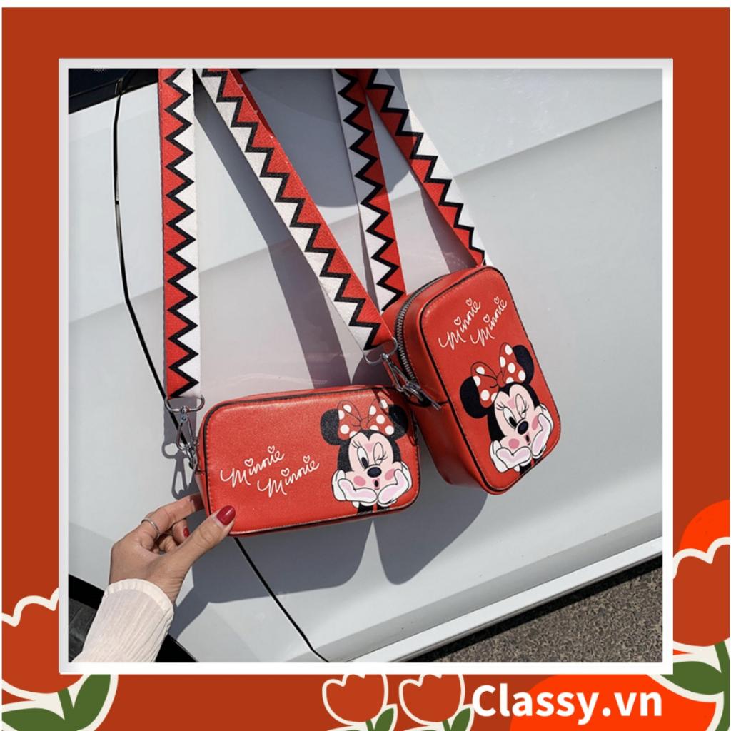 Túi hộp Classy cao cấp hình chữ nhật họa tiết hoạt hình Disney siêu dễ thương T585