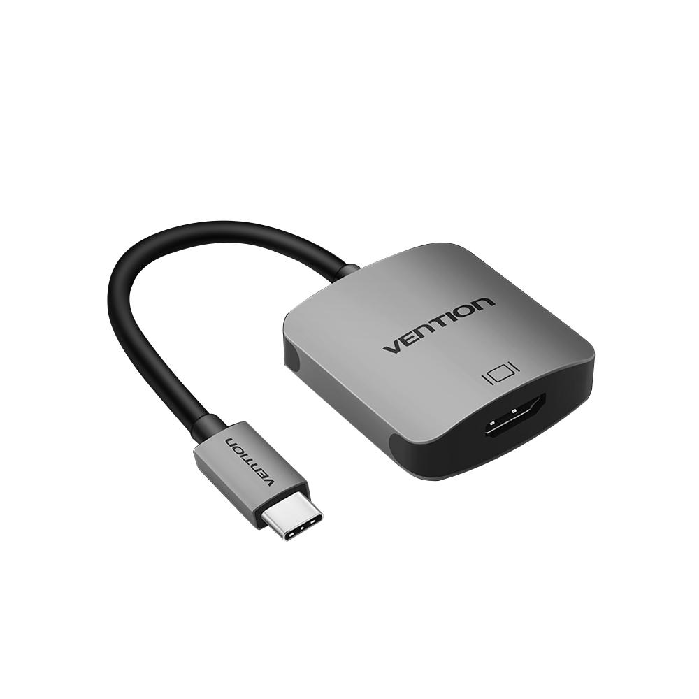 Bộ chuyển đổi VENTION Type-C sang HD/Bộ chuyển đổi USB-C 4K 3D Metal Shell/ Bộ chuyển đổi AV Thay thế cho Máy chiếu TV Macbook