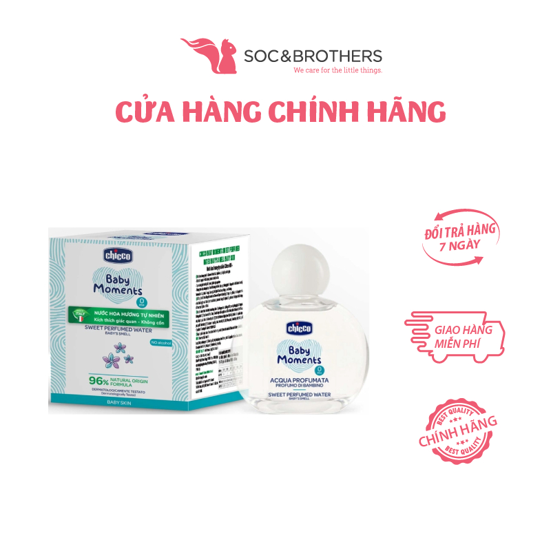 Nước hoa Chicco hương tự nhiên 0M+ dành cho bé