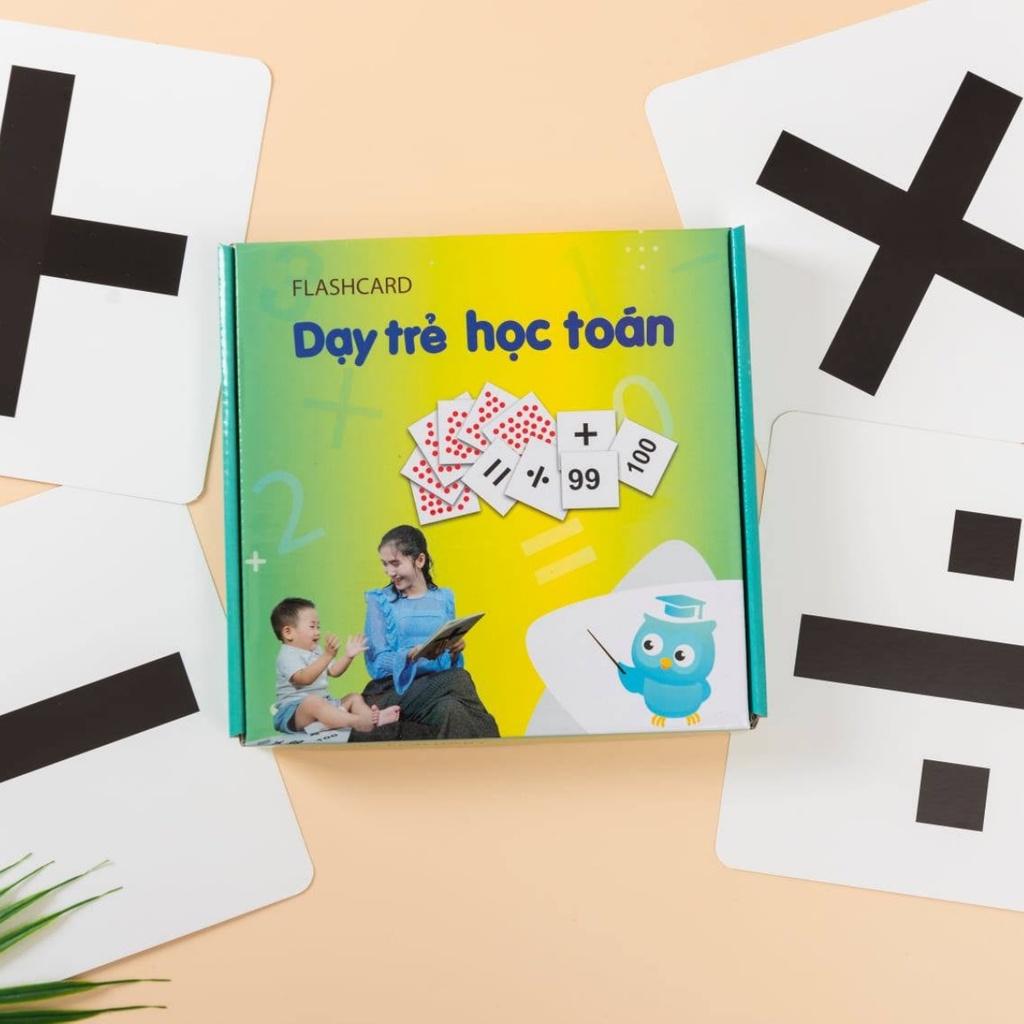 Bộ thẻ học flashcard chuẩn bộ toán chuyên sâu 109 thẻ