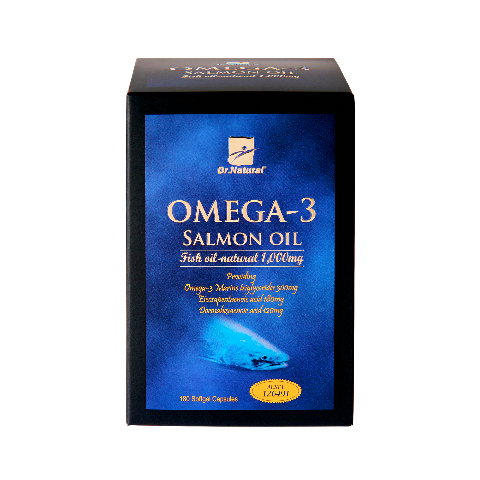 Thực phâm chức năng Viên dầu cá HỒI Úc Dr.Natural Omega 3 Salmon Oil