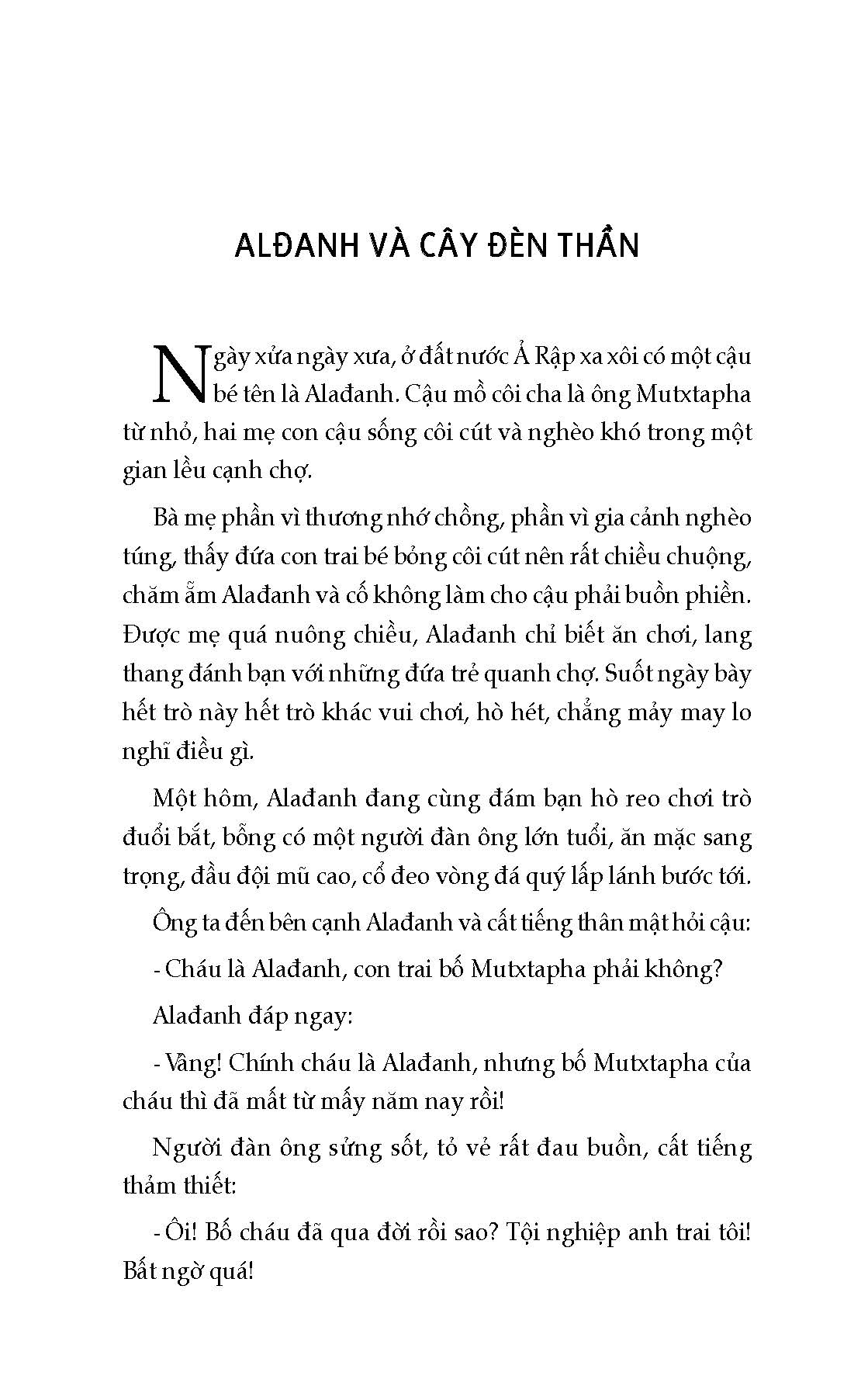 Truyện Cổ Tích Thế Giới Chọn Lọc - Quyển 3: Alađanh Và Cây Đèn Thần