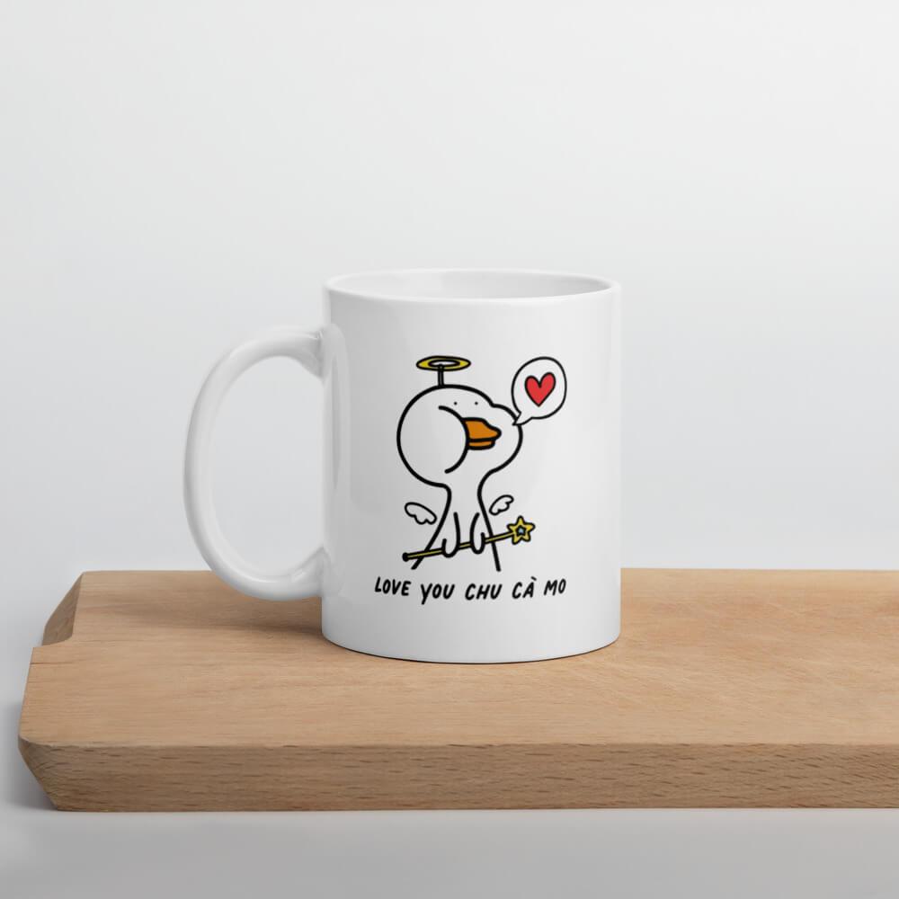 Ly Cốc sứ cao cấp hình Love you chu cà mo đáng yêu 2