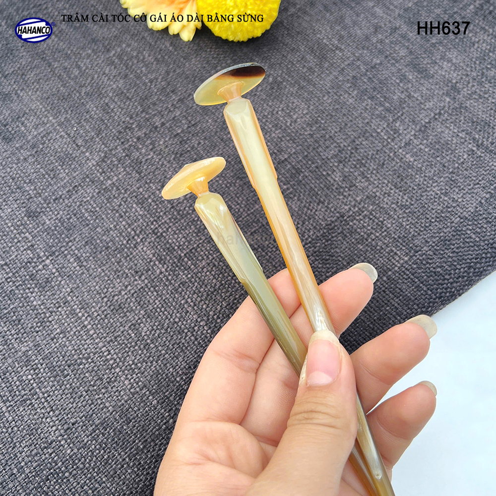Trâm Cài Tóc Cô Gái Áo Dài Bằng Sừng HAHANCO Phụ Kiện Cài Cho Tóc - HH637