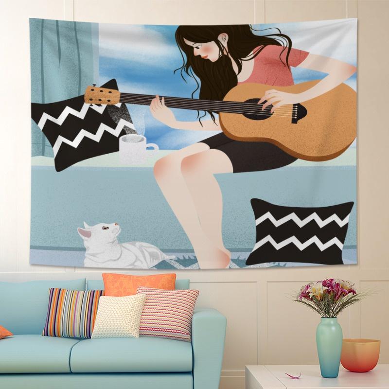 Vải treo tường Decor Bộ sưu tập CÔ GÁI DỄ THƯƠNG PHONG CÁCH HIỆN ĐẠI mẫu hot nhất
