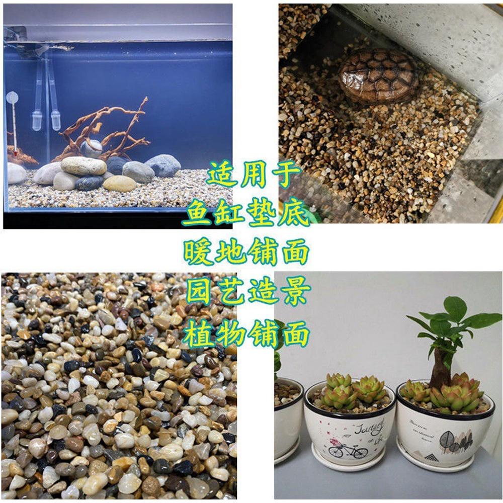 Sỏi suối 3 màu trang trí bể cá, hồ thủy sinh, tiểu cảnh, cây cảnh, chậu sen đá, xương rồng, hòn non bộ, lọc nước hồ cá