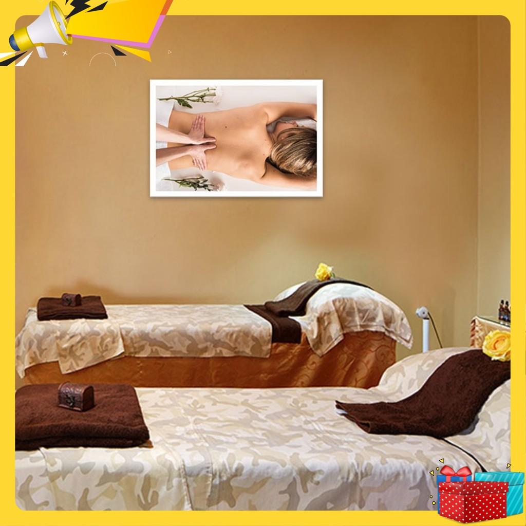 Tranh treo Spa “Massage body” | Tranh phòng massage W3277