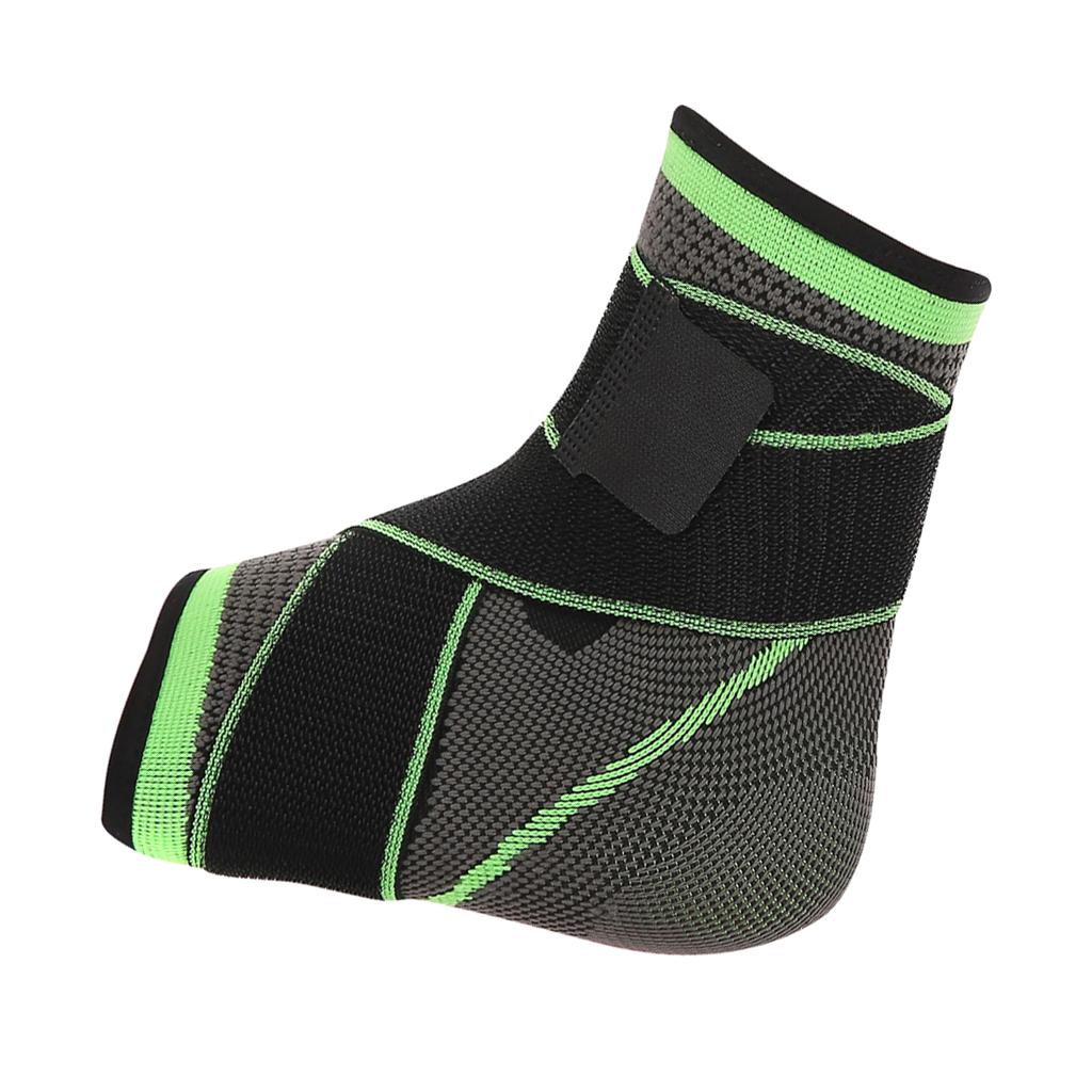 Adjustable Compression Sleeve Ankle Support Brace Wrap Strap Prevent Strain Heel Spurs Joint Pain Plantar Fasciitis