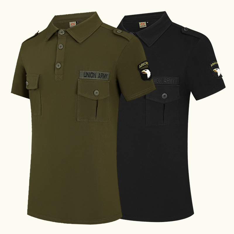 Áo Thun Nam Kiểu Dáng Polo Cổ Bẻ US ARMY Tay Lỡ, Vải Cotton Phong Cách Trẻ Trung, Chuẩn Form