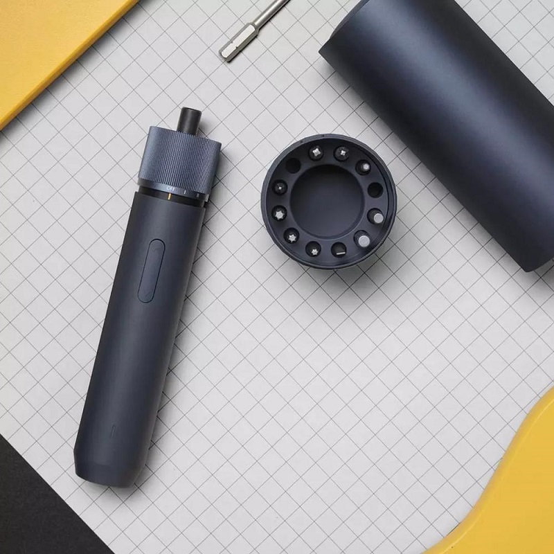 Xiaomi HOTO Tua vít điện tay cầm thẳng 3 tốc độ có thể sạc lại với hộp lưu trữ 12 bit