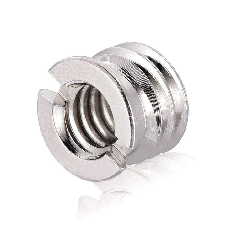 Ốc chuyển đổi vít từ 1/4 sang 3/8 inch cho chân máy ảnh - loại có khóa