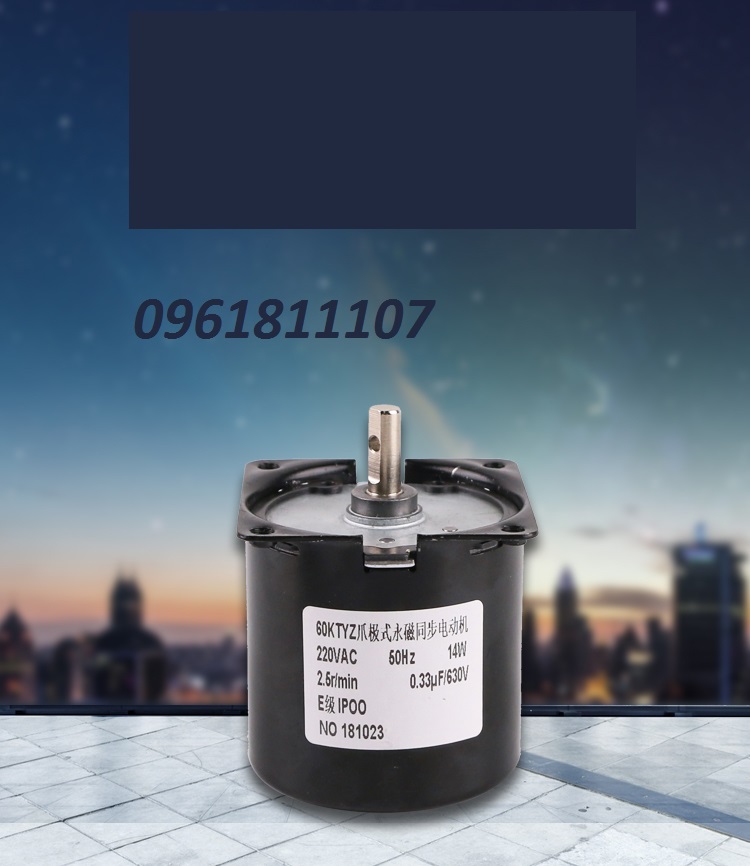 Mô tơ giảm tốc 220v 68KTYZ 28W trục 7mm