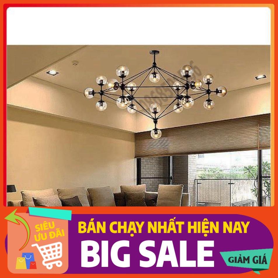 *Bảo hành 12 tháng*Đèn Chùm Phân Tử Ondric 15 bóng - Decor lighting, chùm ý 15 bóng dạng phân tử trang trí phòng khách