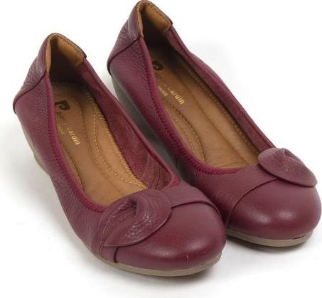 Giày Búp Bê Cao Gót Pierre Cardin - PCWFWLB021RED màu đỏ