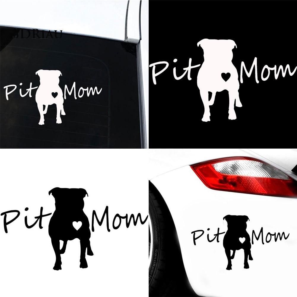 Decal hình chú chó dễ thương trang trí xe hơi