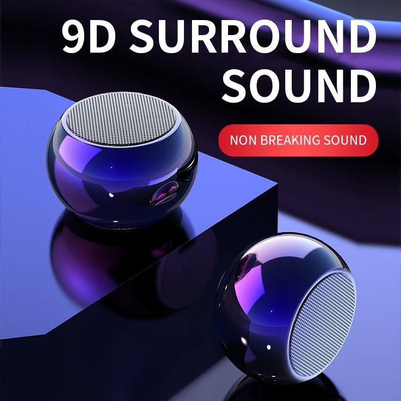 Loa Bluetooth Không Dây Mini Âm Thanh Siêu Trầm Cho Điện Thoại / Máy Tính Bảng