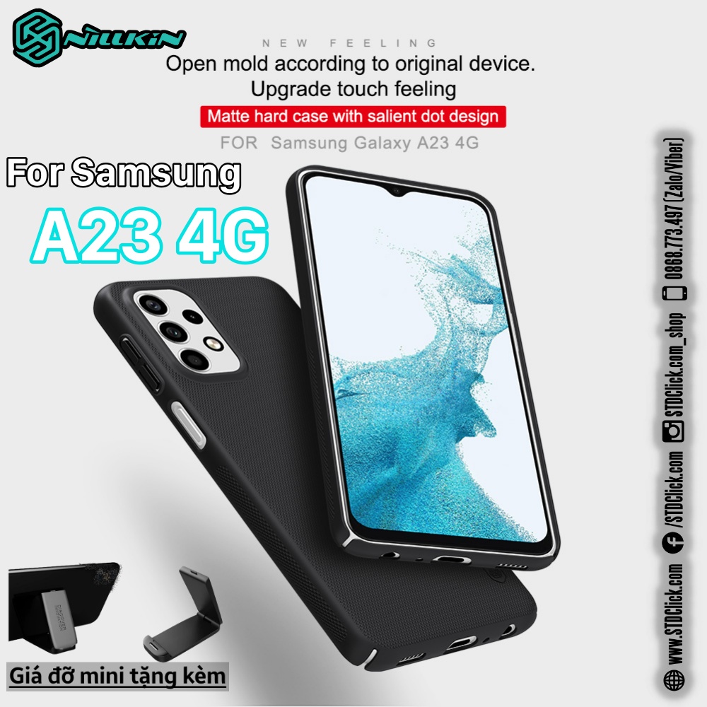 ỐP LƯNG DÀNH CHO ĐIỆN THOẠI SAMSUNG GALAXY A23 4G NILLKIN NHỰA CỨNG SẦN