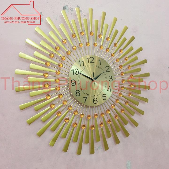 Đồng Hồ Treo Tường Trang Trí Hình Mặt Trời TP-021Y
