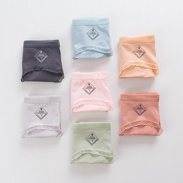 ComBo 5 Quần Lót Nữ Cotton Quần Lót Cao Cấp Cạp Sọc Xuất Nhật Q170-5