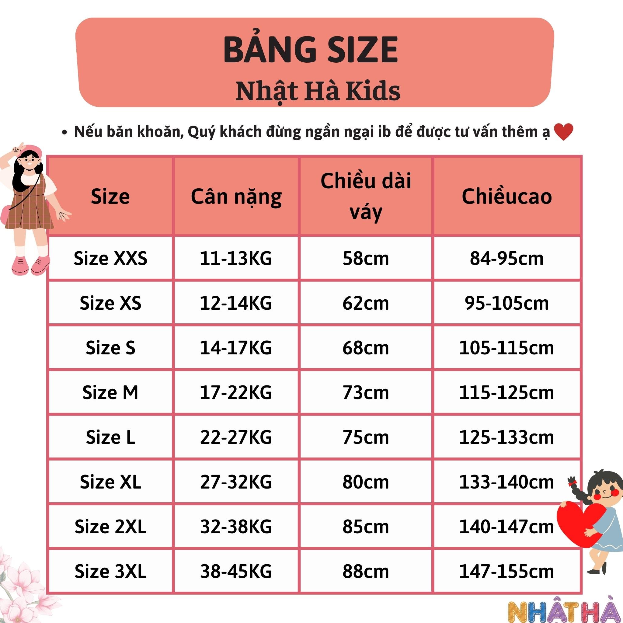 Váy hè bé gái A11 chất thô size đại 11 - 45kg có cổ dáng xòe