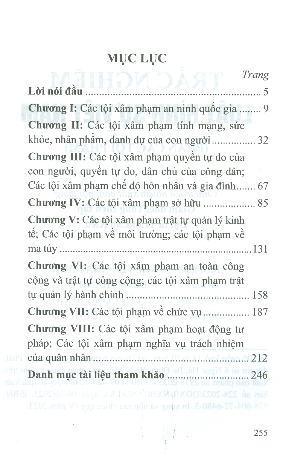 Trắc Nghiệm Luật Hình Sự Việt Nam - Phần Các Tội Phạm (Sách tham khảo; Tái bản có sửa chữa, bổ sung)