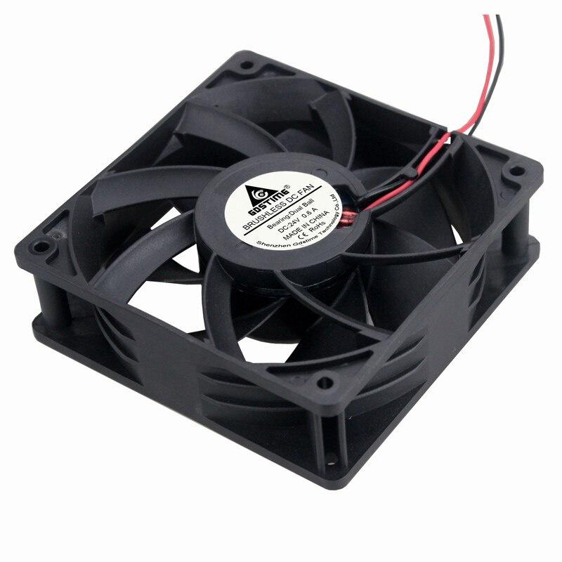 1Pcs Gdstime 11mm x 38mm Ball Bearing 14-Volt PC Cooler 11cm Motor Cooling Fan 14V 0.6A High Speed High Temperature 1Pin 1138